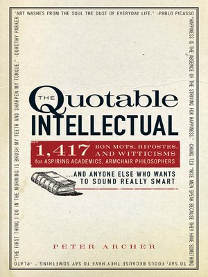 cover image of The Quotable Intellectual